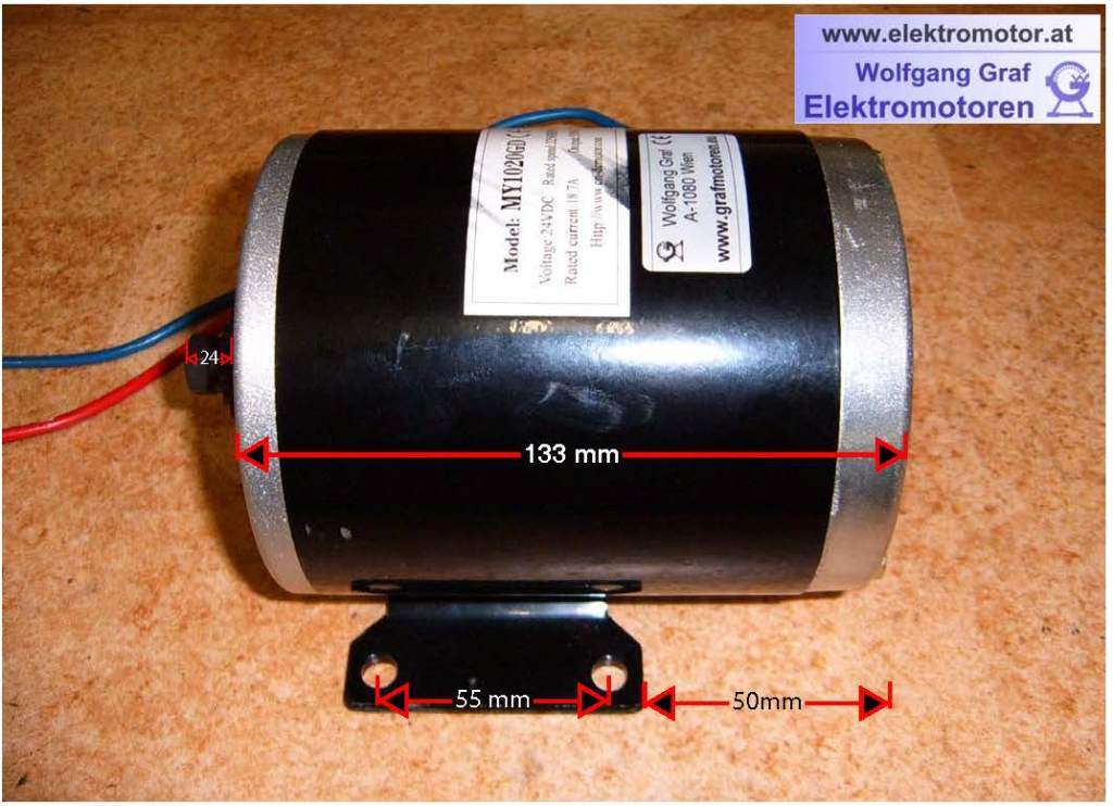 24 volt fahrrad motor mit ritzel